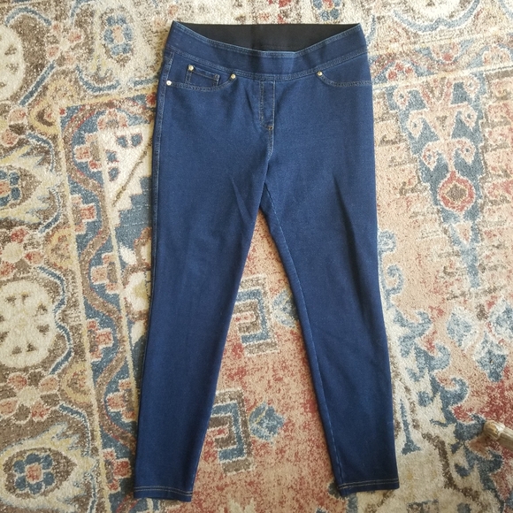Nygard jeggings slims in indigo size large 14/16 EUC - Picture 4 of 6